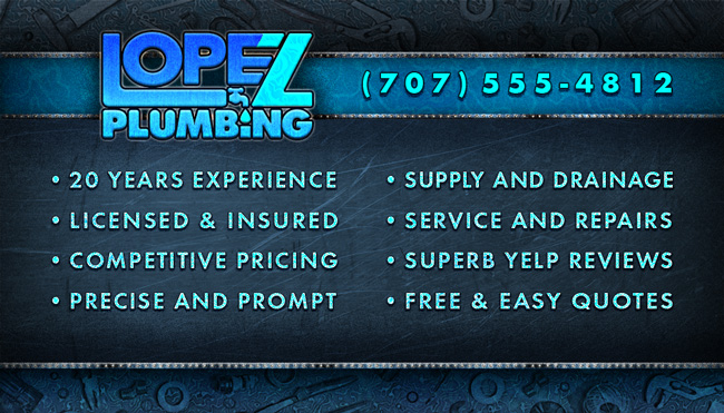 Business Card Back - Lopez Plumbing