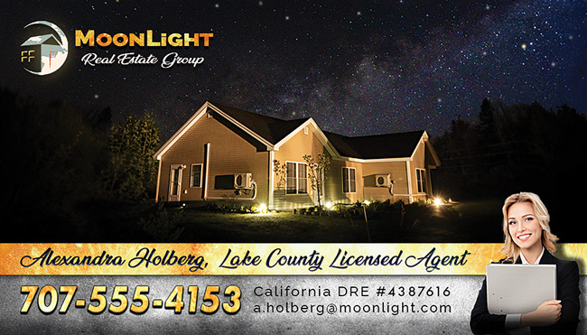 Business Card Front - Moonlight Realty