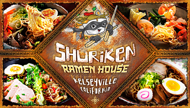 Business Card Front - Shuriken Ramen
