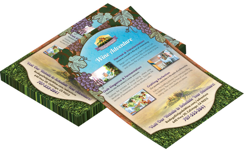 Flyer - Bodega Delgado Wine Adventure